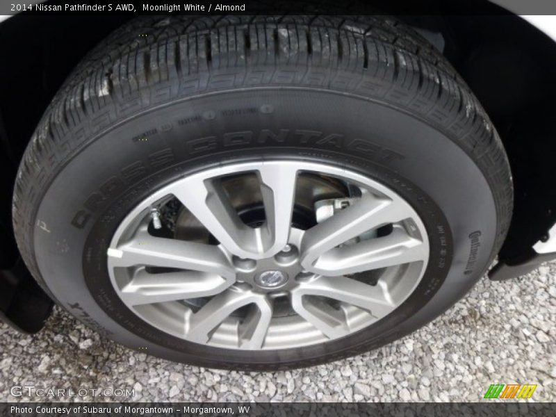 Moonlight White / Almond 2014 Nissan Pathfinder S AWD