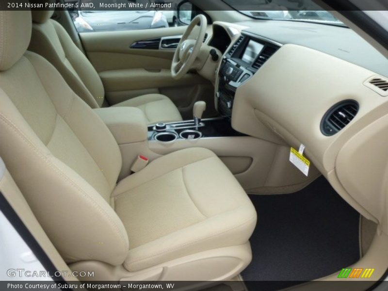  2014 Pathfinder S AWD Almond Interior
