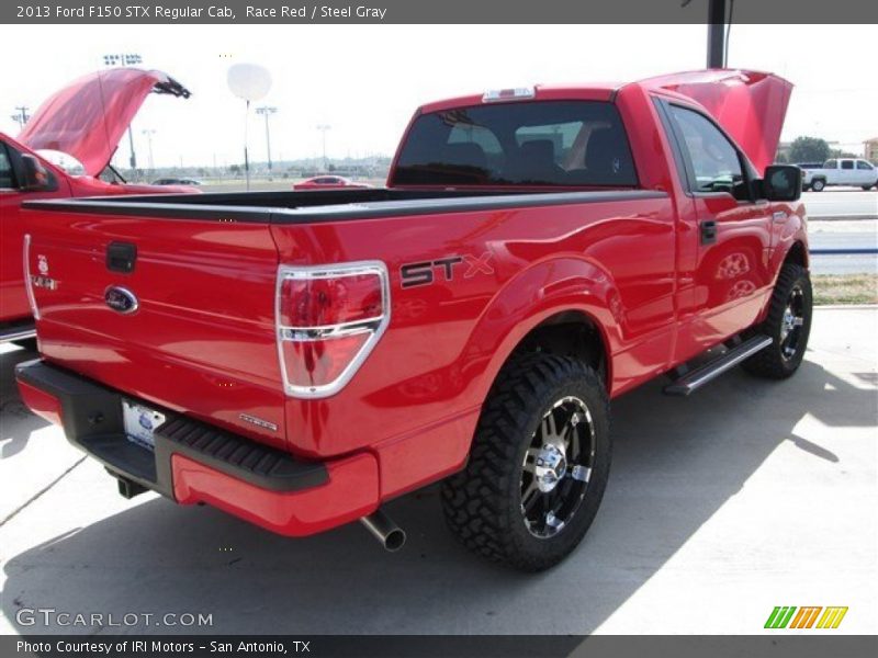 Race Red / Steel Gray 2013 Ford F150 STX Regular Cab
