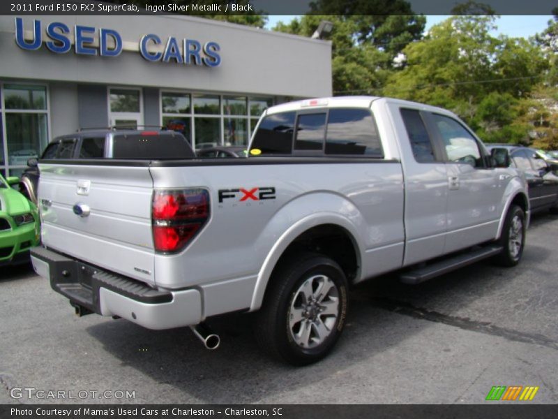 Ingot Silver Metallic / Black 2011 Ford F150 FX2 SuperCab