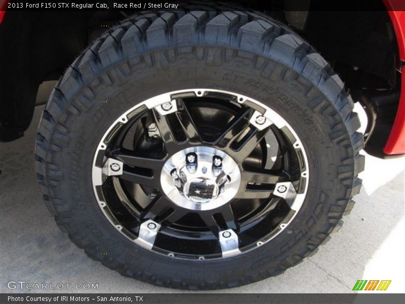Race Red / Steel Gray 2013 Ford F150 STX Regular Cab