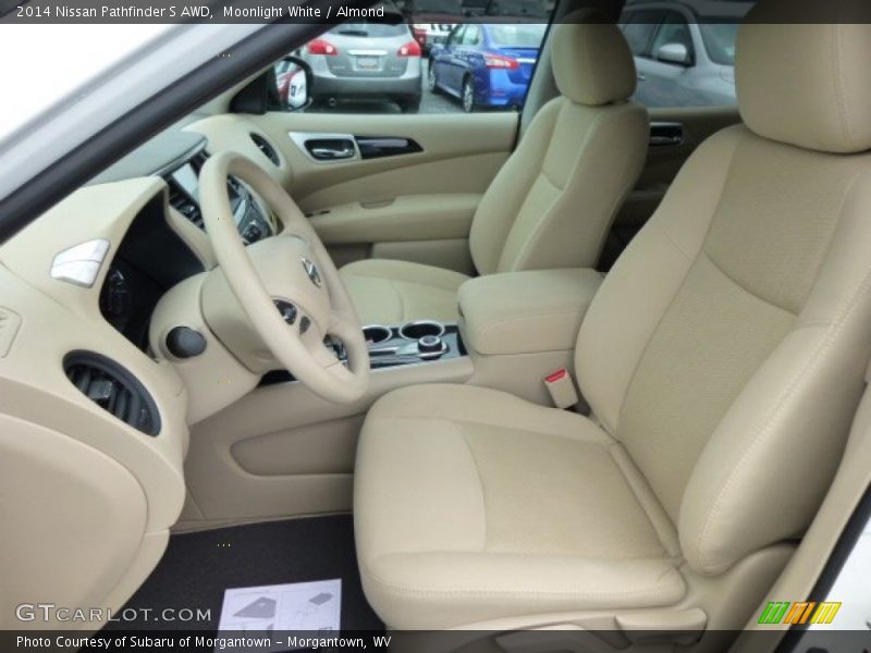  2014 Pathfinder S AWD Almond Interior