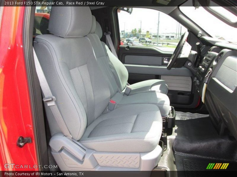Race Red / Steel Gray 2013 Ford F150 STX Regular Cab