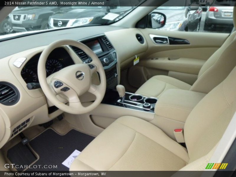 Almond Interior - 2014 Pathfinder S AWD 