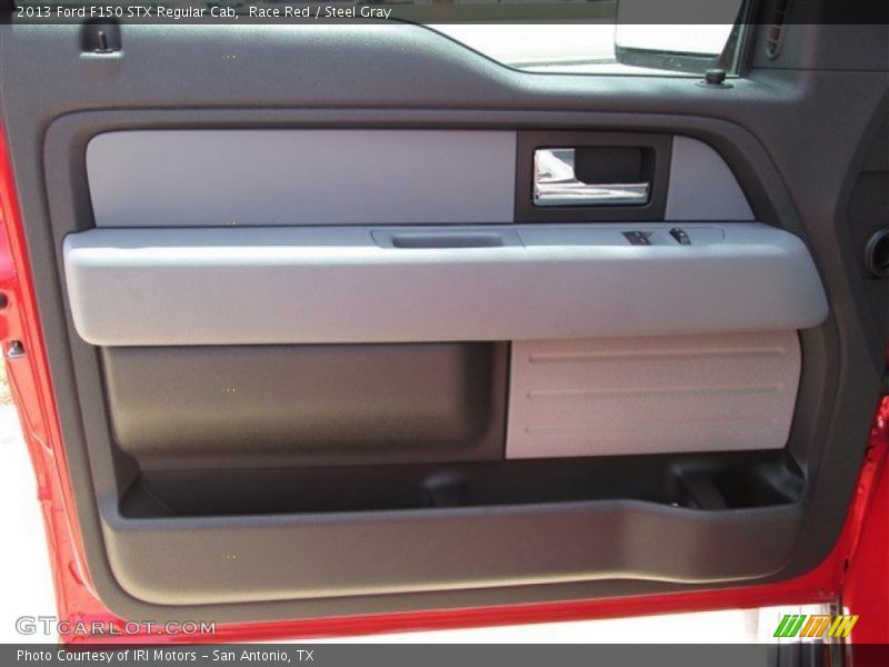 Race Red / Steel Gray 2013 Ford F150 STX Regular Cab