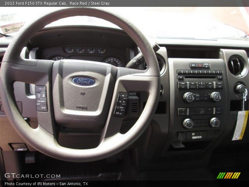 Race Red / Steel Gray 2013 Ford F150 STX Regular Cab