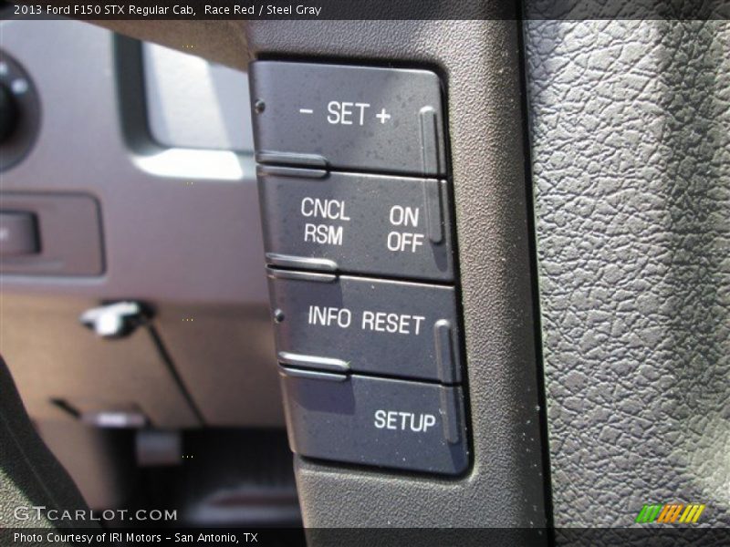 Race Red / Steel Gray 2013 Ford F150 STX Regular Cab