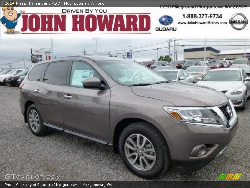 Mocha Stone / Almond 2014 Nissan Pathfinder S AWD