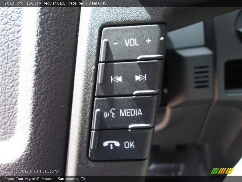 Race Red / Steel Gray 2013 Ford F150 STX Regular Cab