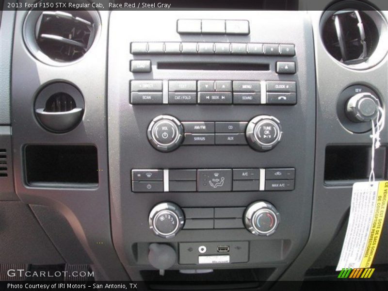 Race Red / Steel Gray 2013 Ford F150 STX Regular Cab