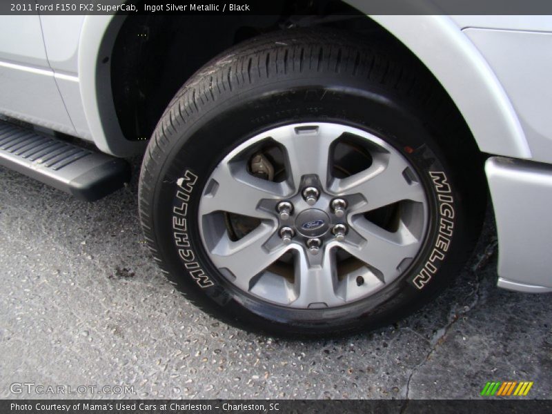 Ingot Silver Metallic / Black 2011 Ford F150 FX2 SuperCab