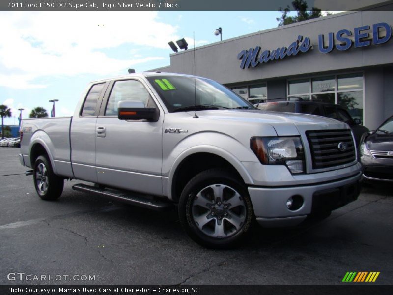 Ingot Silver Metallic / Black 2011 Ford F150 FX2 SuperCab