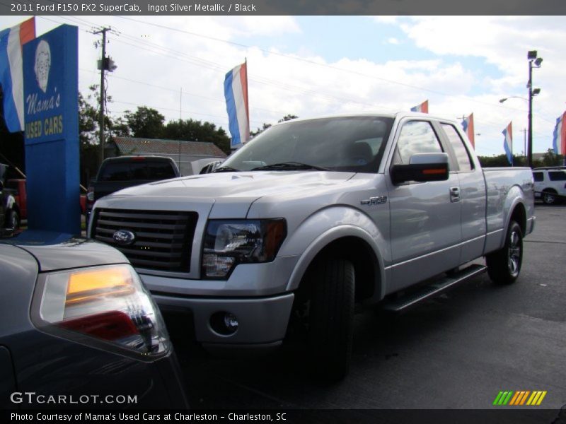 Ingot Silver Metallic / Black 2011 Ford F150 FX2 SuperCab