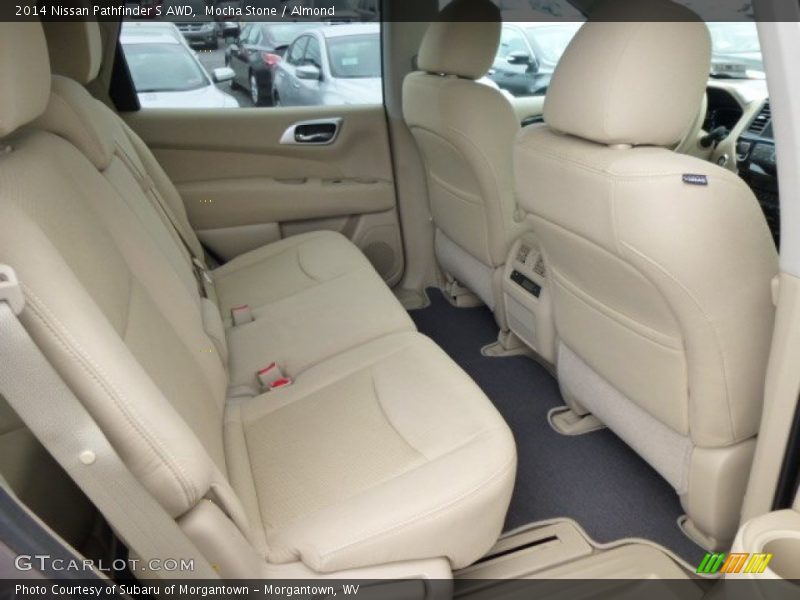 Rear Seat of 2014 Pathfinder S AWD