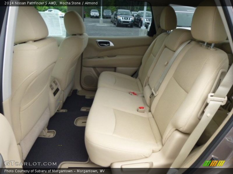 Rear Seat of 2014 Pathfinder S AWD