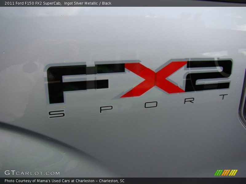 Ingot Silver Metallic / Black 2011 Ford F150 FX2 SuperCab