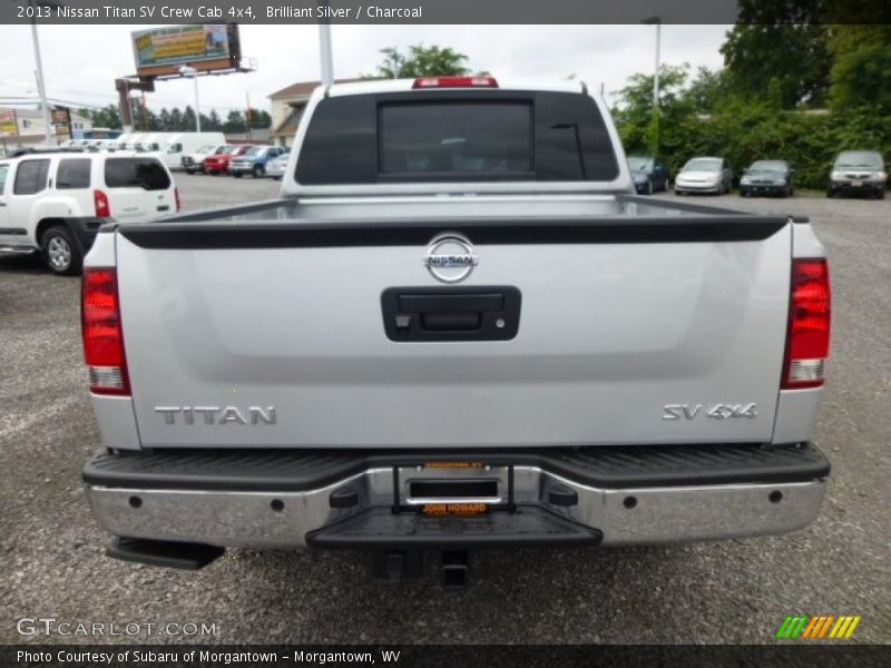 Brilliant Silver / Charcoal 2013 Nissan Titan SV Crew Cab 4x4