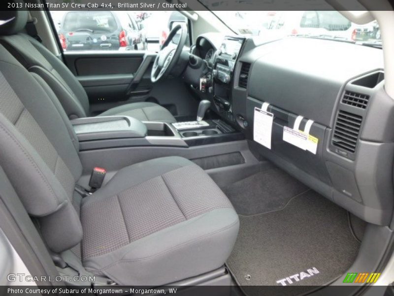 Brilliant Silver / Charcoal 2013 Nissan Titan SV Crew Cab 4x4