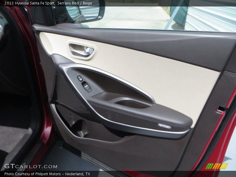 Serrano Red / Beige 2013 Hyundai Santa Fe Sport