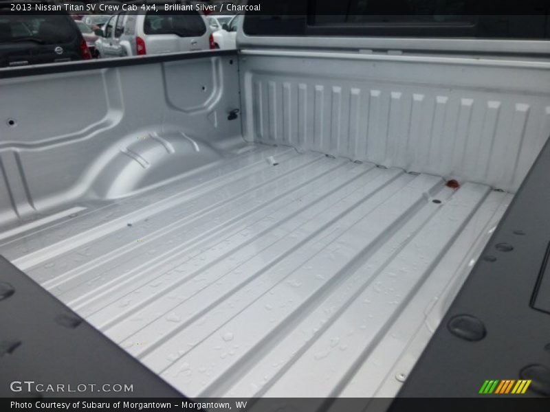 Brilliant Silver / Charcoal 2013 Nissan Titan SV Crew Cab 4x4