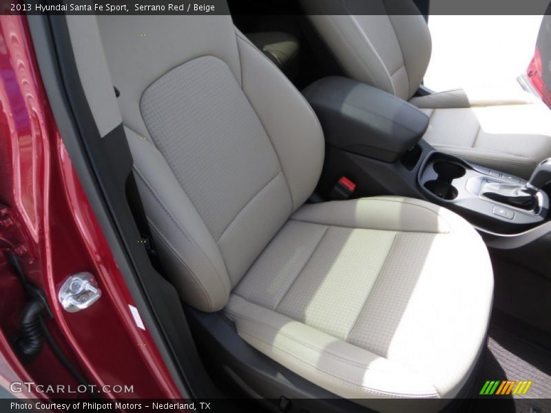 Serrano Red / Beige 2013 Hyundai Santa Fe Sport