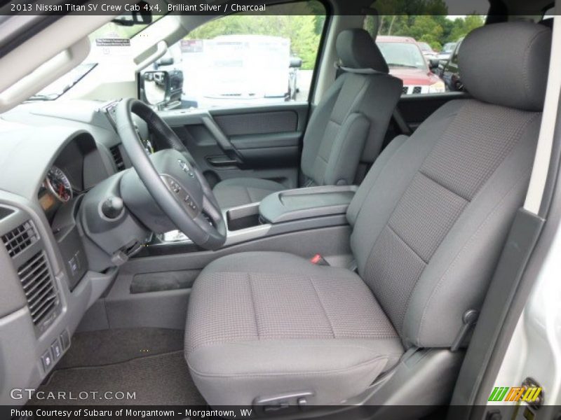 Brilliant Silver / Charcoal 2013 Nissan Titan SV Crew Cab 4x4