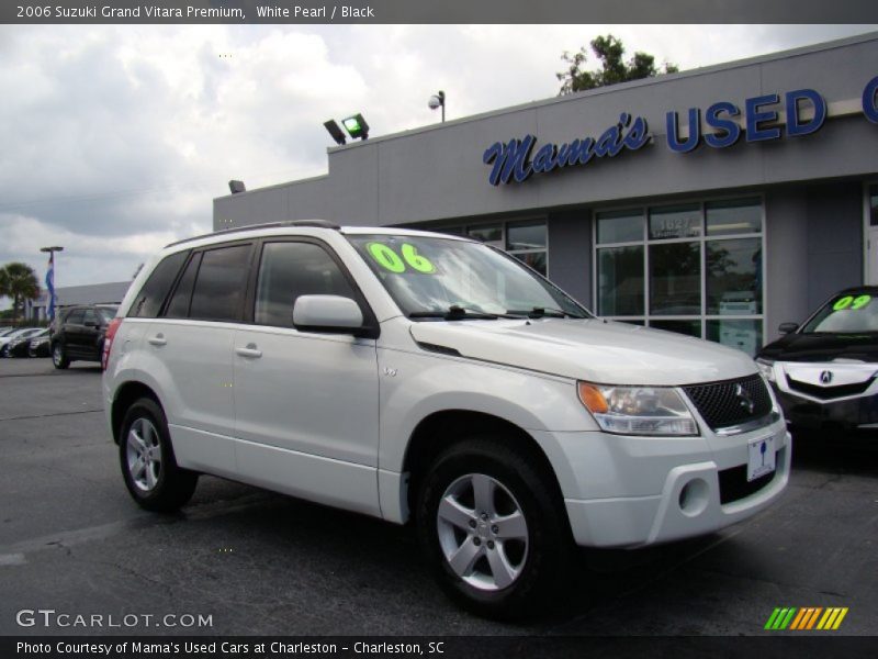 White Pearl / Black 2006 Suzuki Grand Vitara Premium