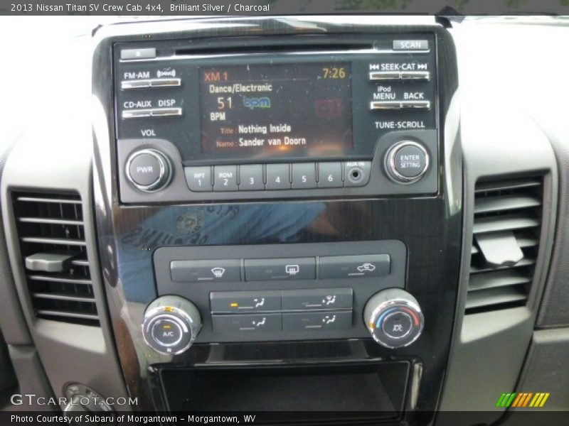 Brilliant Silver / Charcoal 2013 Nissan Titan SV Crew Cab 4x4