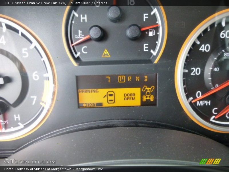 Brilliant Silver / Charcoal 2013 Nissan Titan SV Crew Cab 4x4