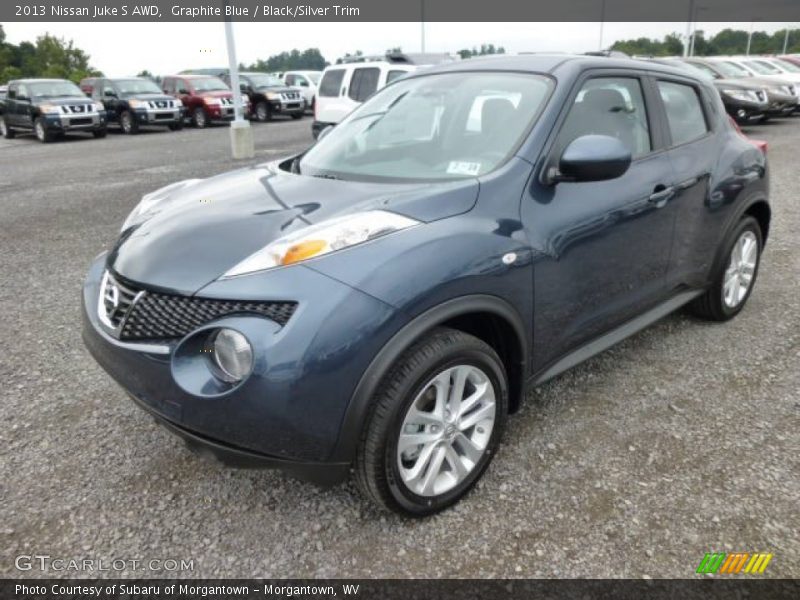 Graphite Blue / Black/Silver Trim 2013 Nissan Juke S AWD