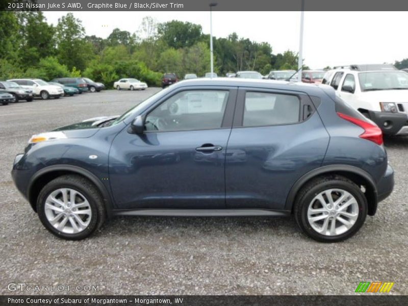 Graphite Blue / Black/Silver Trim 2013 Nissan Juke S AWD