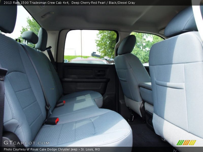 Deep Cherry Red Pearl / Black/Diesel Gray 2013 Ram 1500 Tradesman Crew Cab 4x4