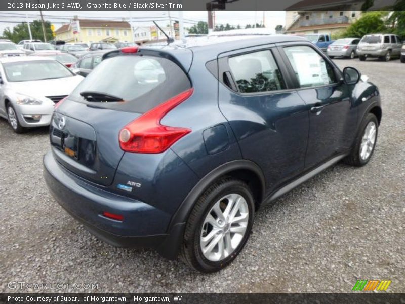 Graphite Blue / Black/Silver Trim 2013 Nissan Juke S AWD