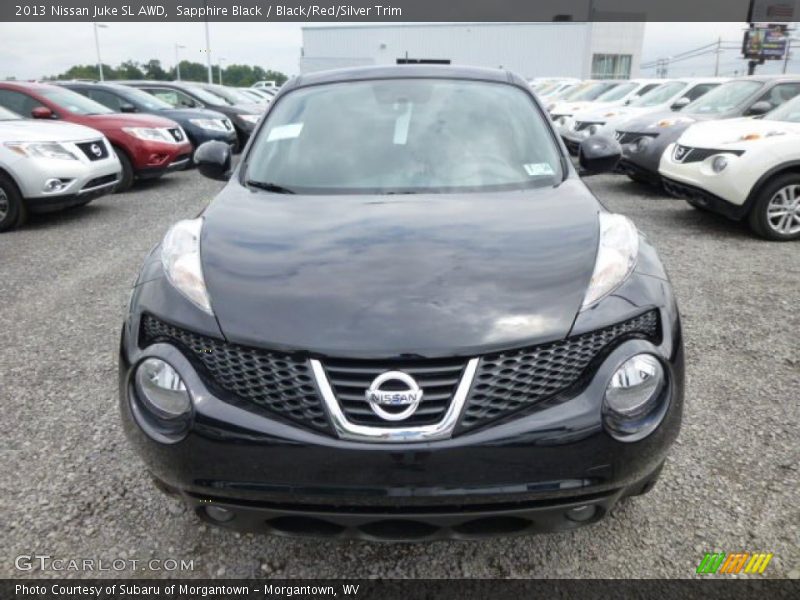 Sapphire Black / Black/Red/Silver Trim 2013 Nissan Juke SL AWD