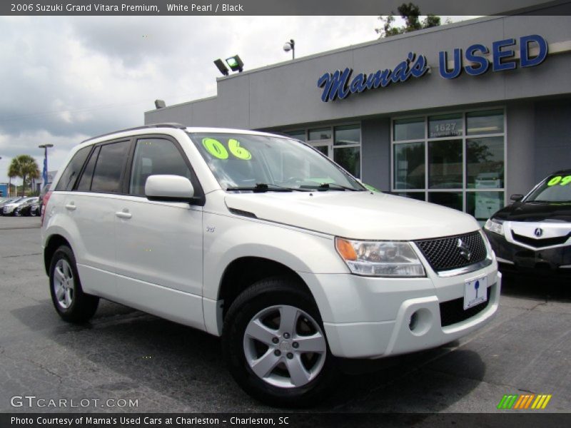 White Pearl / Black 2006 Suzuki Grand Vitara Premium