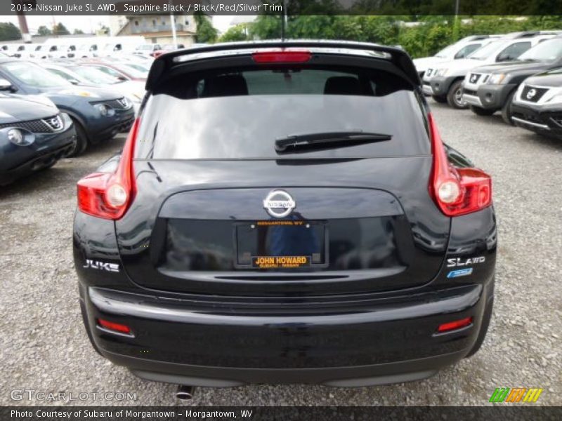 Sapphire Black / Black/Red/Silver Trim 2013 Nissan Juke SL AWD