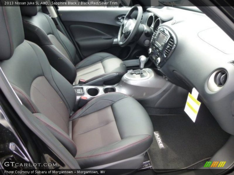 Sapphire Black / Black/Red/Silver Trim 2013 Nissan Juke SL AWD
