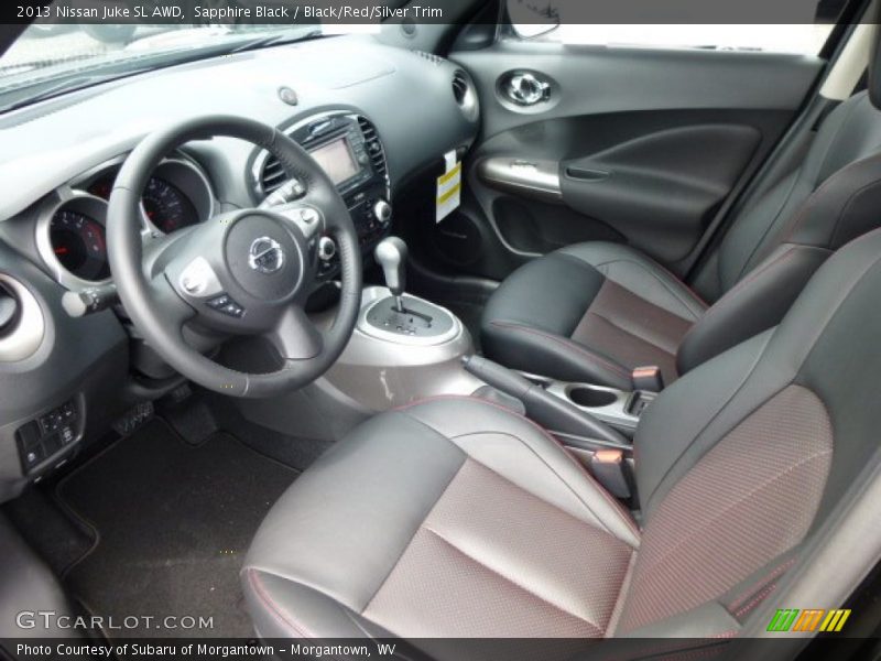 Sapphire Black / Black/Red/Silver Trim 2013 Nissan Juke SL AWD