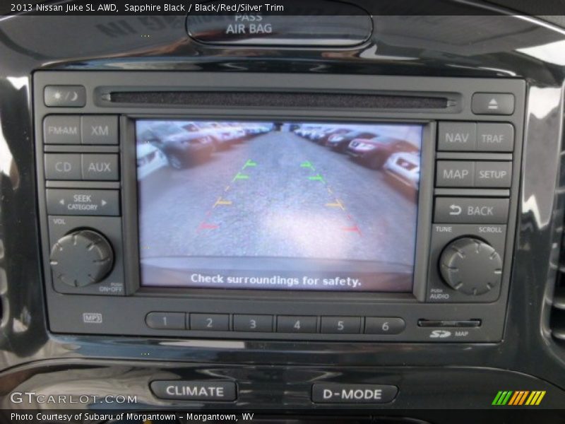 Sapphire Black / Black/Red/Silver Trim 2013 Nissan Juke SL AWD