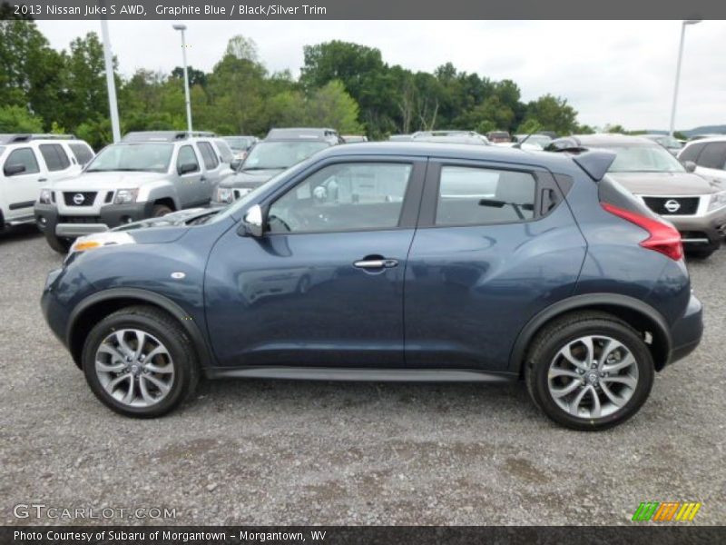 Graphite Blue / Black/Silver Trim 2013 Nissan Juke S AWD