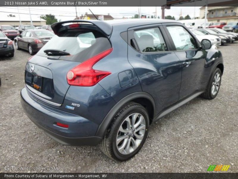 Graphite Blue / Black/Silver Trim 2013 Nissan Juke S AWD
