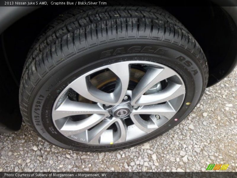 Graphite Blue / Black/Silver Trim 2013 Nissan Juke S AWD