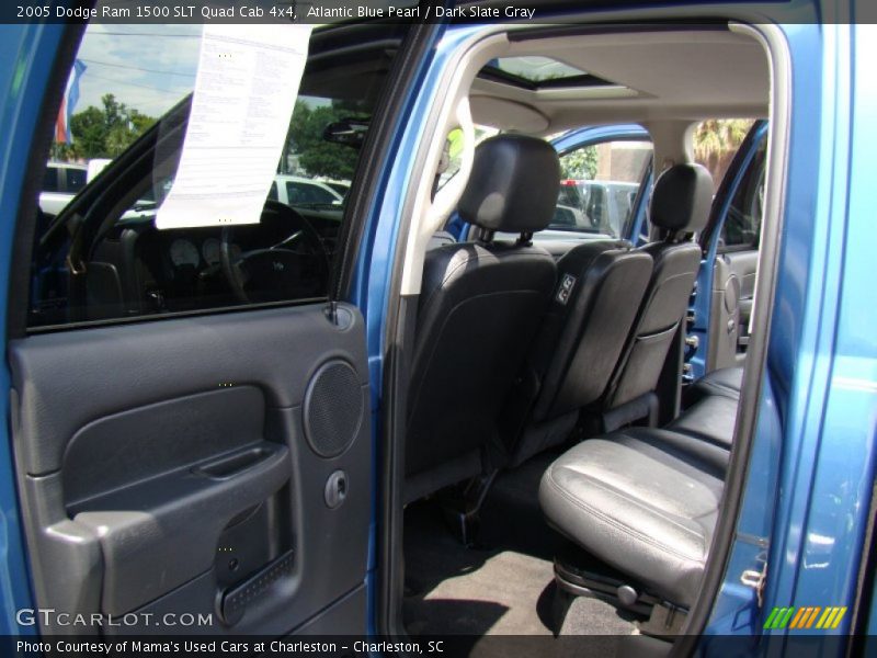 Atlantic Blue Pearl / Dark Slate Gray 2005 Dodge Ram 1500 SLT Quad Cab 4x4