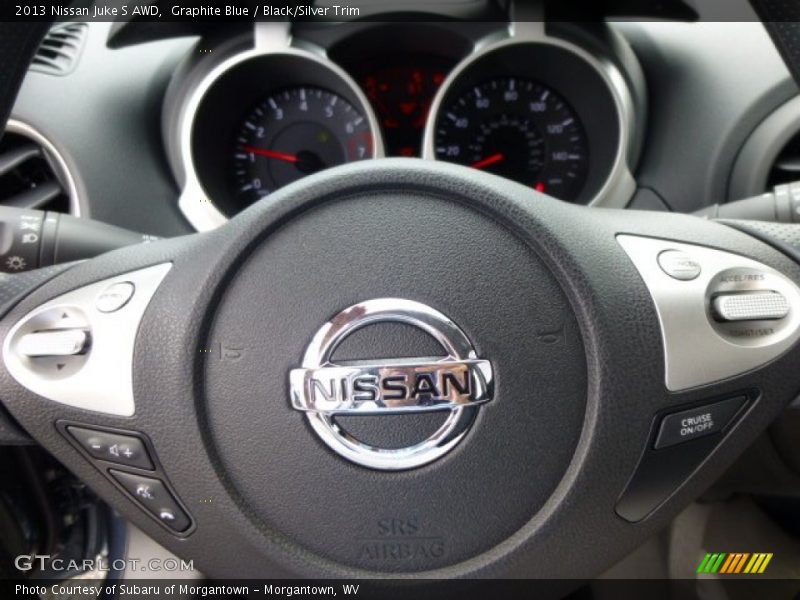 Graphite Blue / Black/Silver Trim 2013 Nissan Juke S AWD