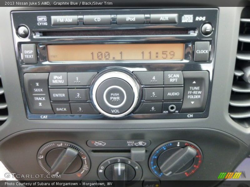 Graphite Blue / Black/Silver Trim 2013 Nissan Juke S AWD