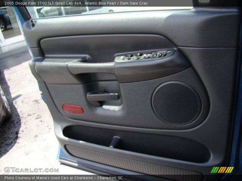 Atlantic Blue Pearl / Dark Slate Gray 2005 Dodge Ram 1500 SLT Quad Cab 4x4