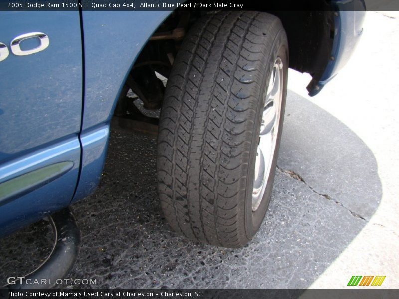 Atlantic Blue Pearl / Dark Slate Gray 2005 Dodge Ram 1500 SLT Quad Cab 4x4