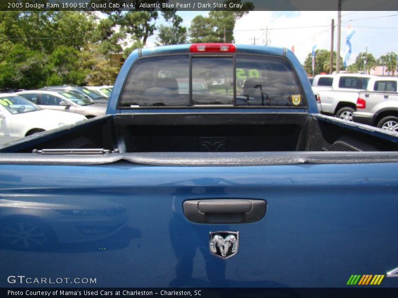 Atlantic Blue Pearl / Dark Slate Gray 2005 Dodge Ram 1500 SLT Quad Cab 4x4