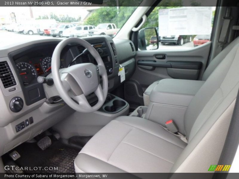 Glacier White / Gray 2013 Nissan NV 2500 HD S