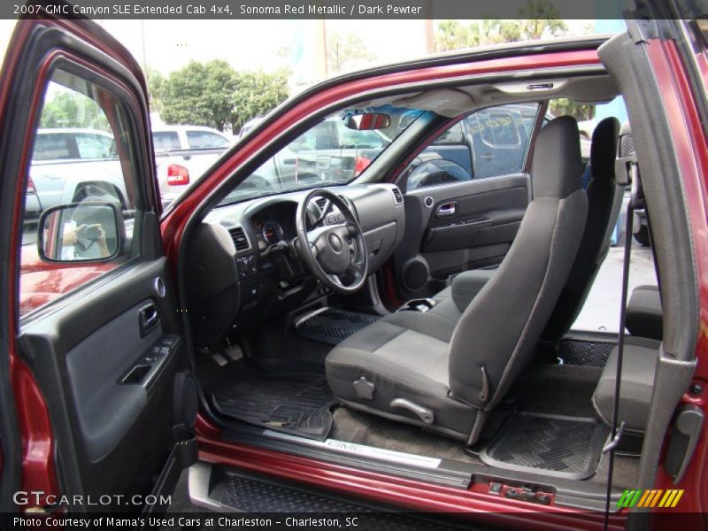  2007 Canyon SLE Extended Cab 4x4 Dark Pewter Interior